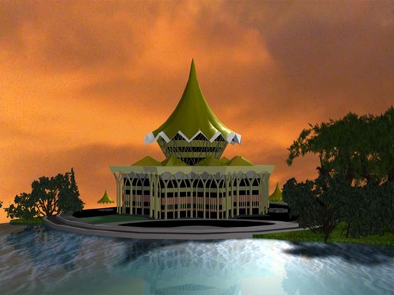 3D Adv to Promote Kuching,Sarawak : Sarawak waterfront