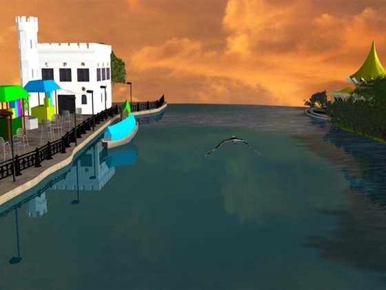 3D Adv to Promote Kuching,Sarawak : Sarawak waterfront