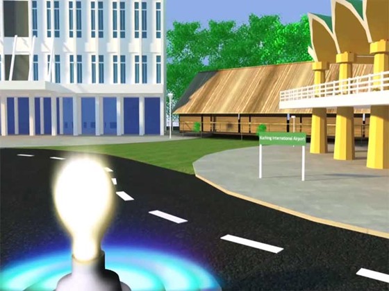 Kuching Waterfront : Adv to promote Swinburne Sarawak