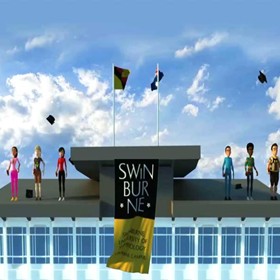Kuching Waterfront : Adv to promote Swinburne Sarawak
